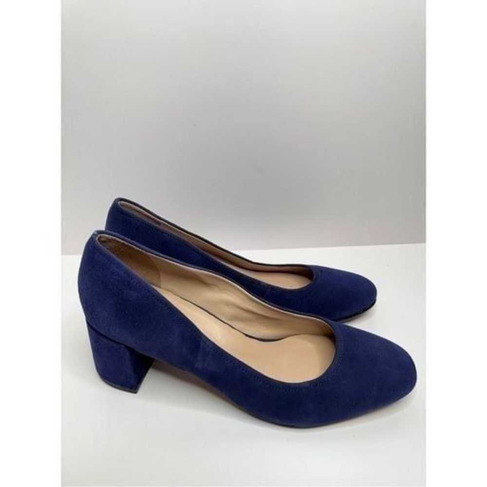 27 Edit Naturalizer Pumps Size 10 Navy Blue Suede… - image 2