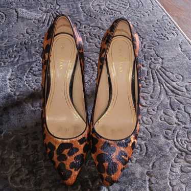 Cole Haan-casual heels with leopard skin