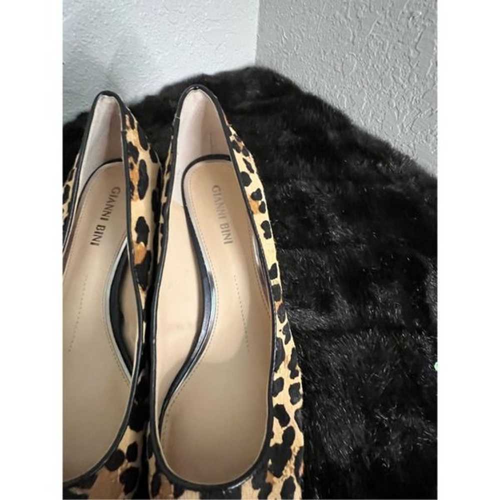 Gianni Bini Cheetah Print D' orsay Leather heels … - image 4