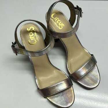 Circus by Sam Edelman Metallic Striped Strappy Ad… - image 1