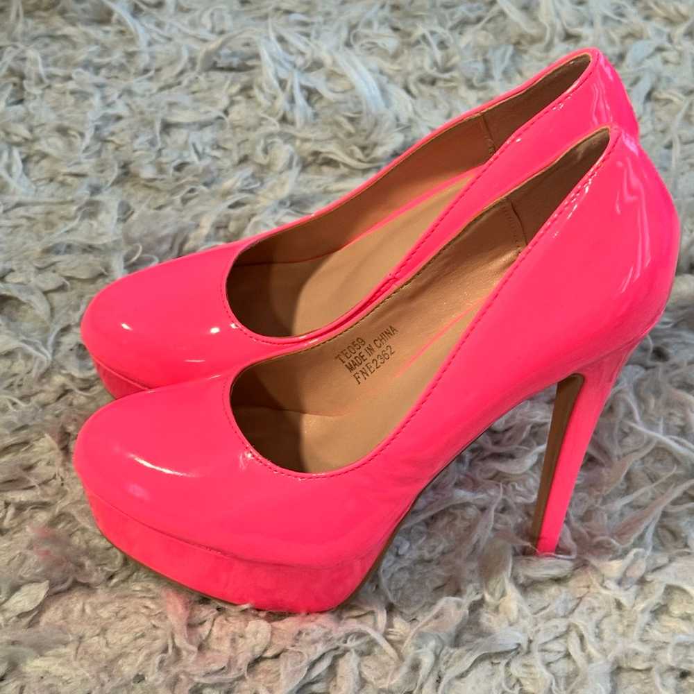 Hot Pink Platform Heels. Perfect for Barbie Costu… - image 3