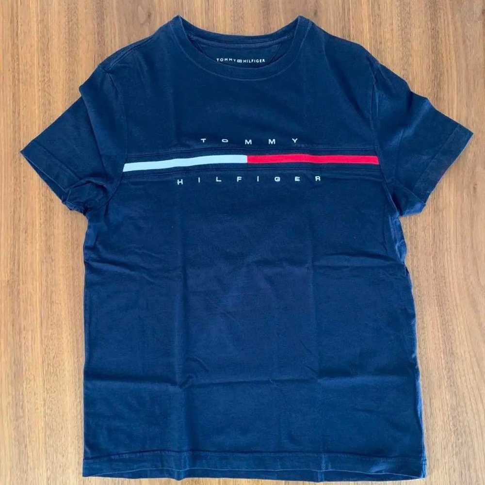 Tommy Hilfiger logo t-shirt in navy - image 1