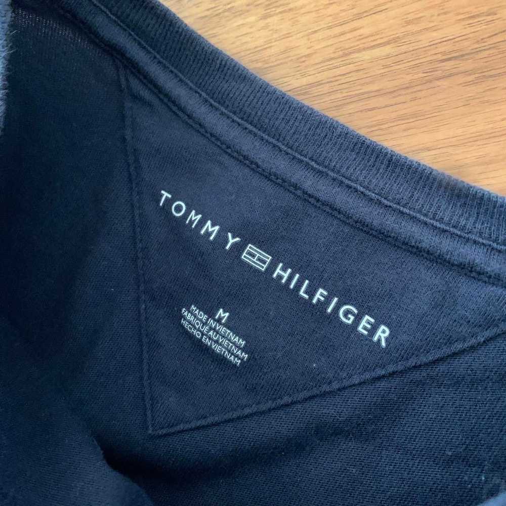 Tommy Hilfiger logo t-shirt in navy - image 4