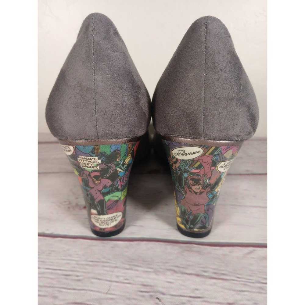 Cat Woman Aerosoles Heels Custom Made Gray Suede … - image 6