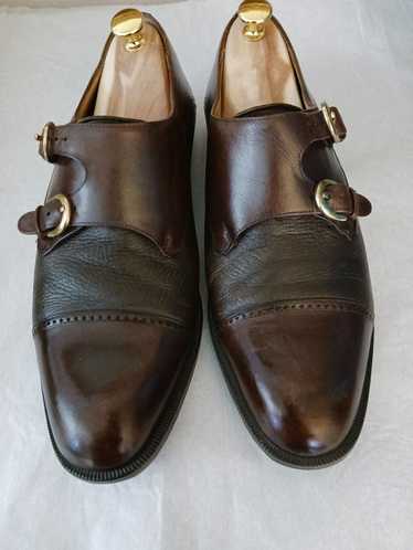 Mezlan 100% Leather Portofino Monk Strap Shoes