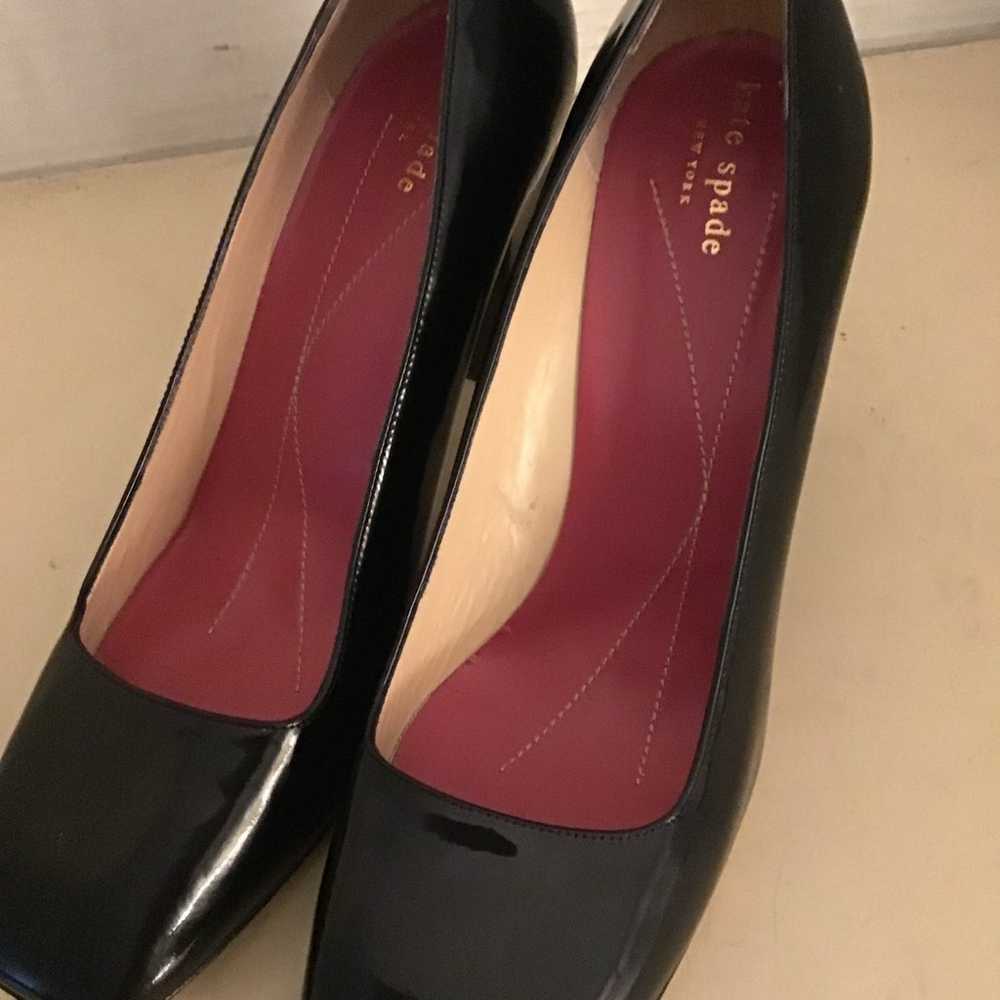 Kate Spade New York women black patent leather he… - image 3