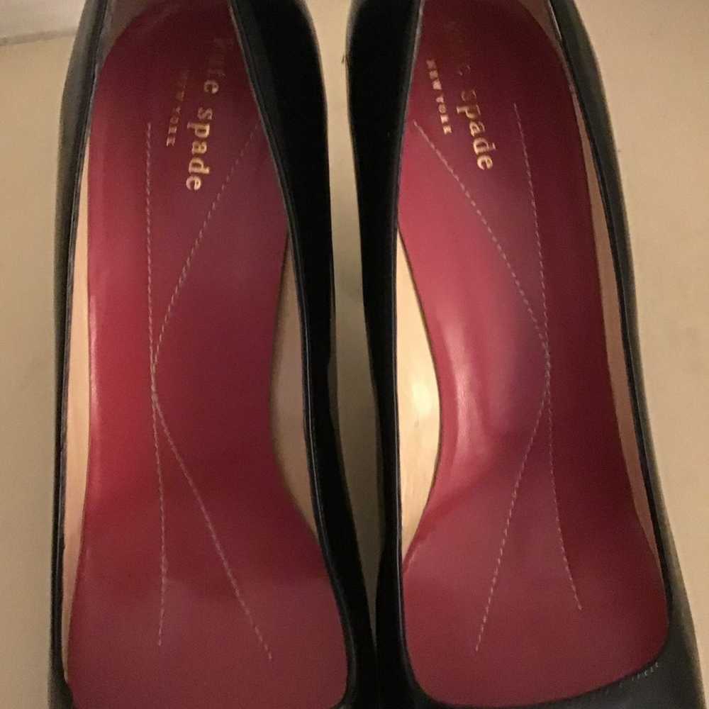 Kate Spade New York women black patent leather he… - image 4