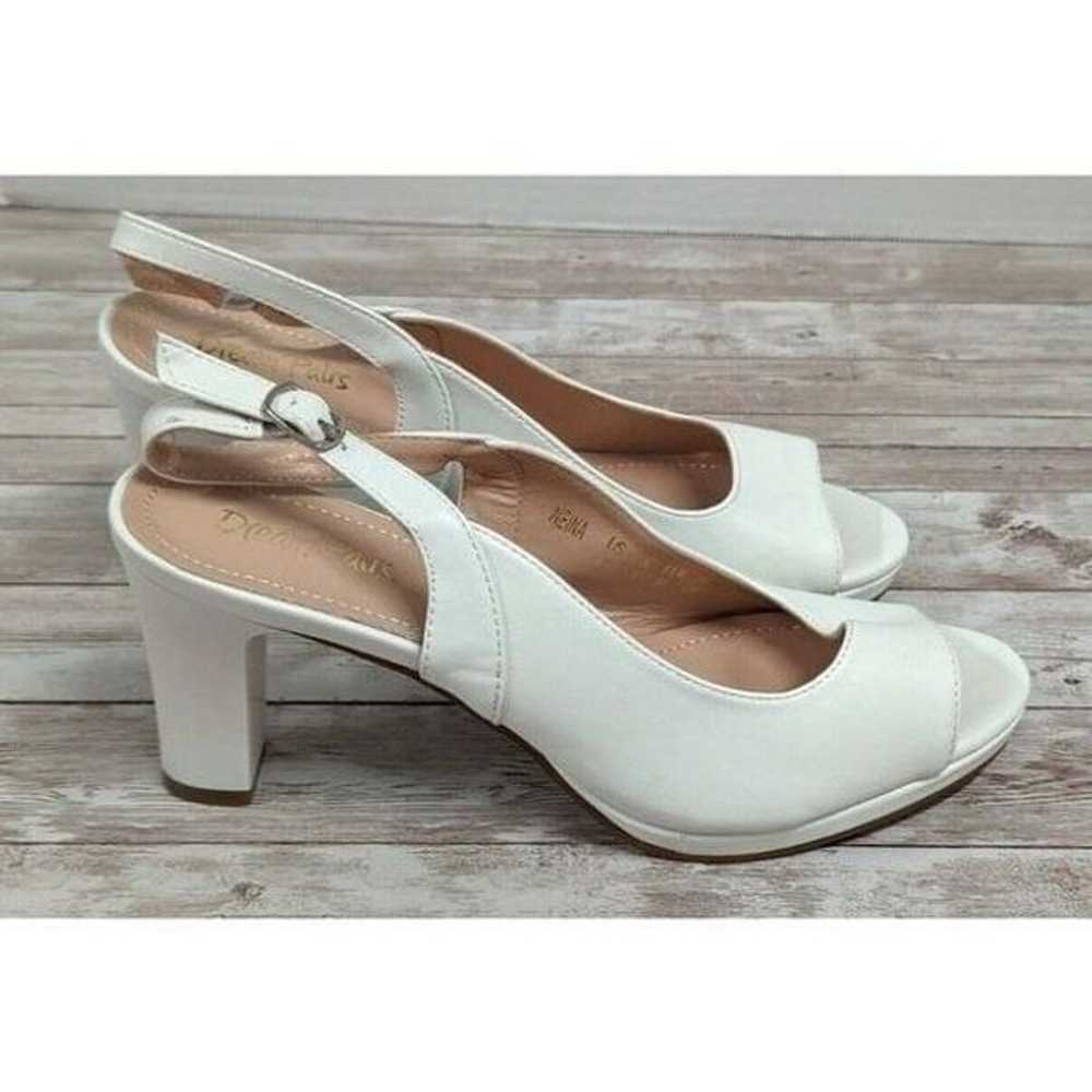 Dream Pairs Neina Womens Size 8 White Ankle Strap… - image 1