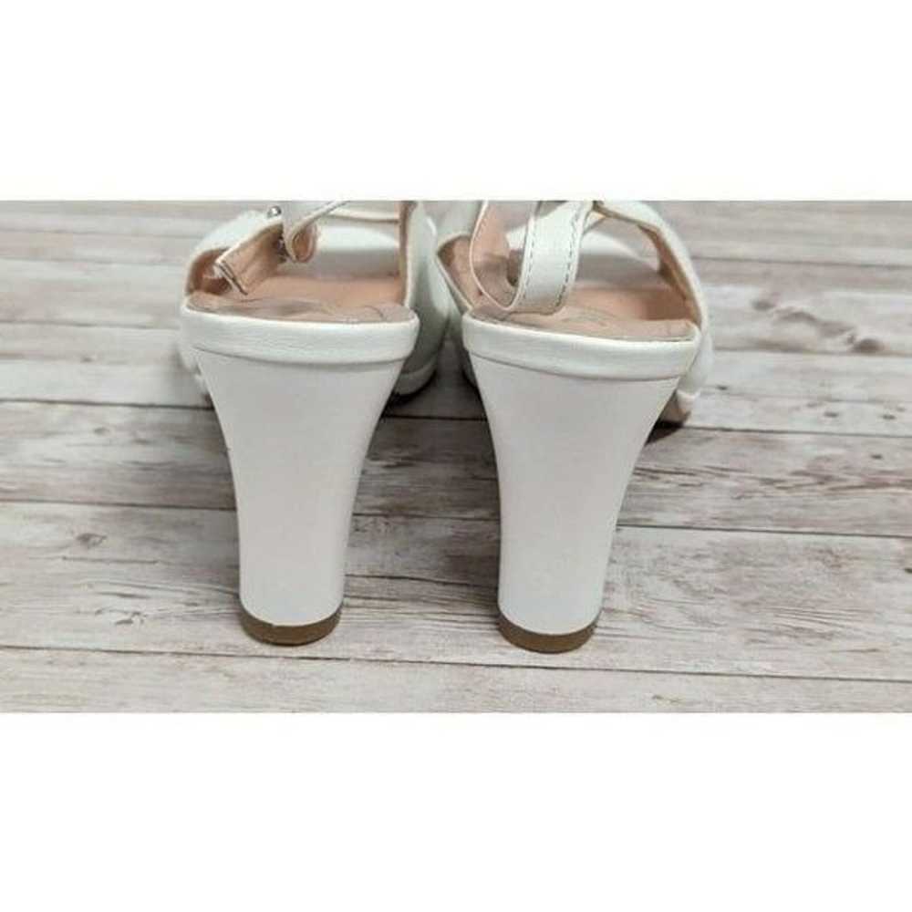 Dream Pairs Neina Womens Size 8 White Ankle Strap… - image 5