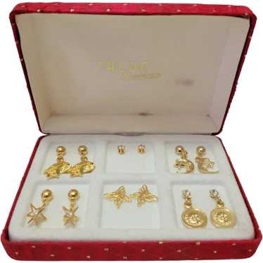 Goldtone earrings boxed set - image 1