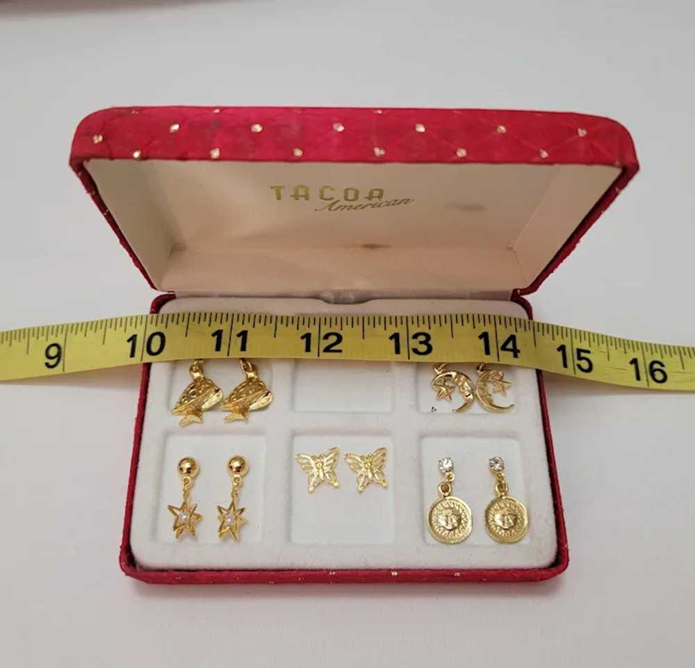 Goldtone earrings boxed set - image 2