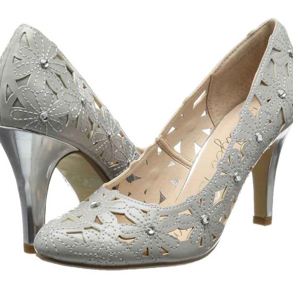 Brand new Bridget Birkin flower cutwork pumps - image 2