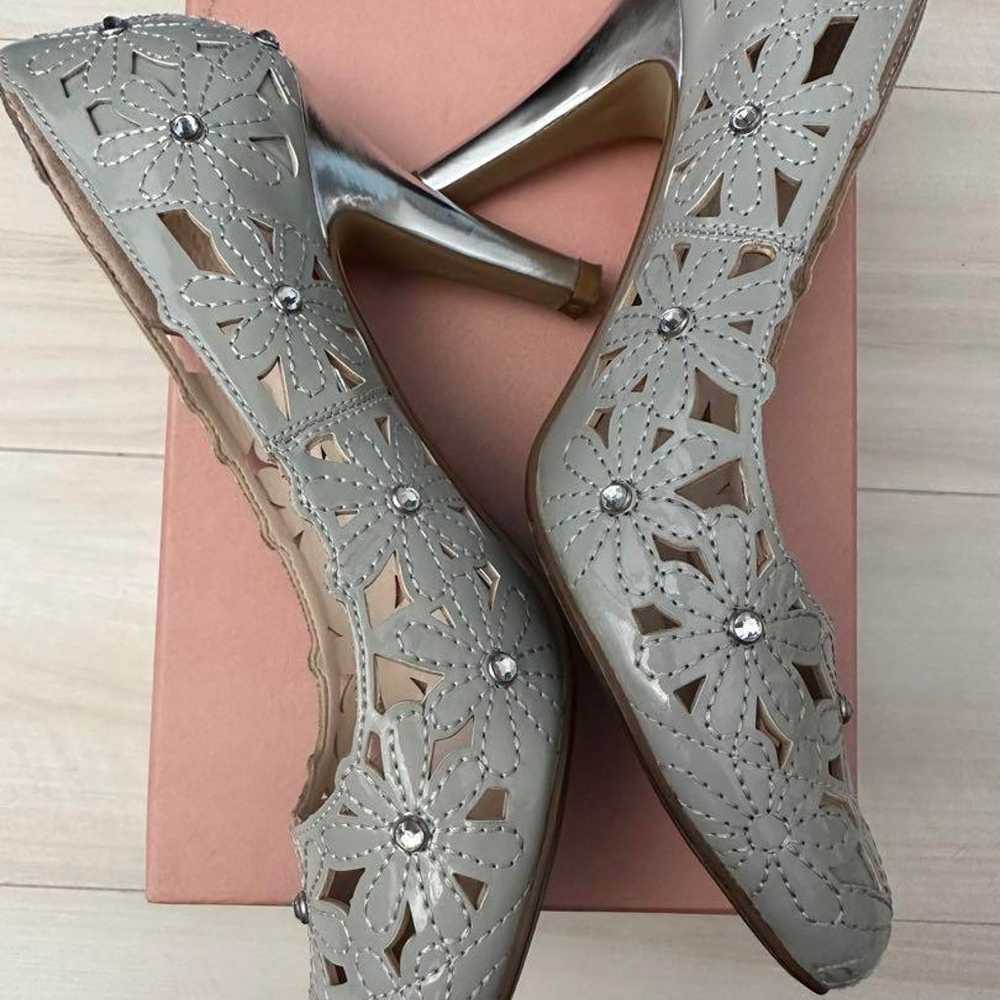 Brand new Bridget Birkin flower cutwork pumps - image 7