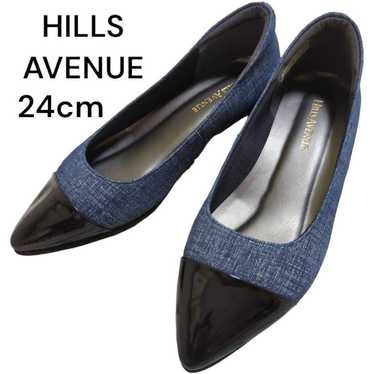 Brand new Hills Avenue pumps in indigo enamel, siz