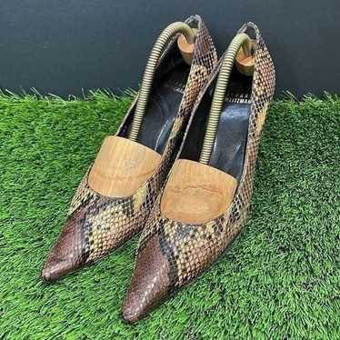 Stuart Weitzman Snakeskin Pumps