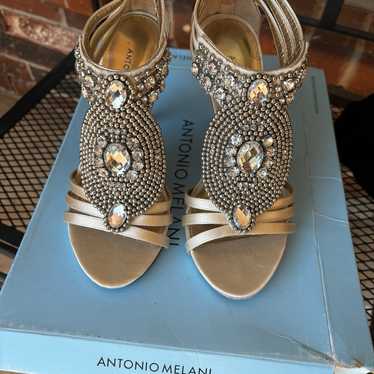 ANTONIO MELANI rhinestone heels size 6.5