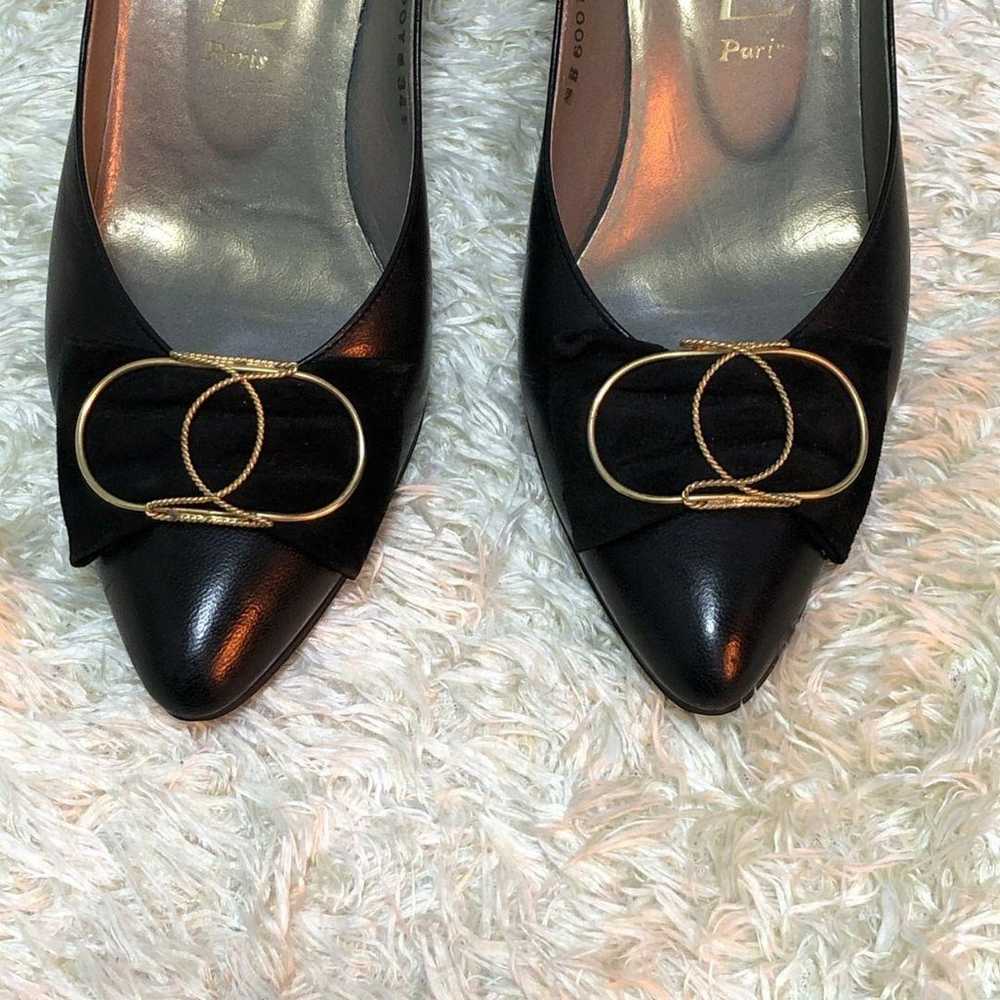 Yves Saint Laurent high-heeled pumps with ribbon,… - image 6