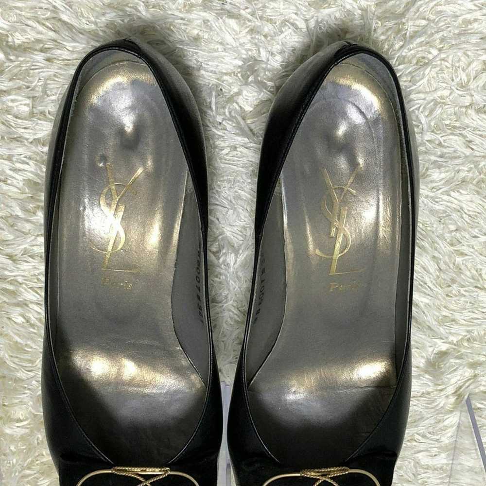 Yves Saint Laurent high-heeled pumps with ribbon,… - image 7