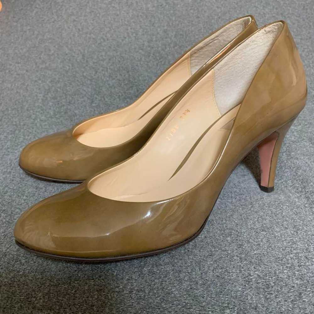 Excellent quality patent brown pumps size 23.5. - image 3