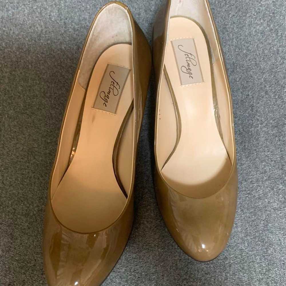 Excellent quality patent brown pumps size 23.5. - image 6