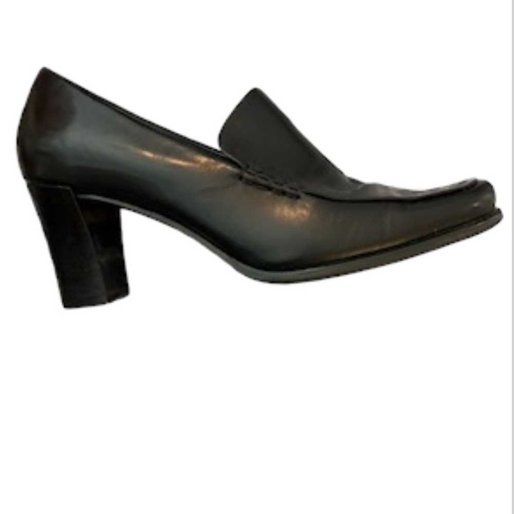 Franco Sarto leather loafer heels - image 8