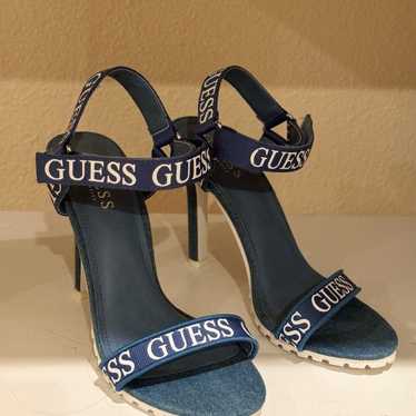 GUESS platform sandals size 9