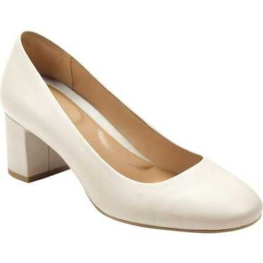 NEW Aerosoles Eye Candy Bone Leather Block Heels I