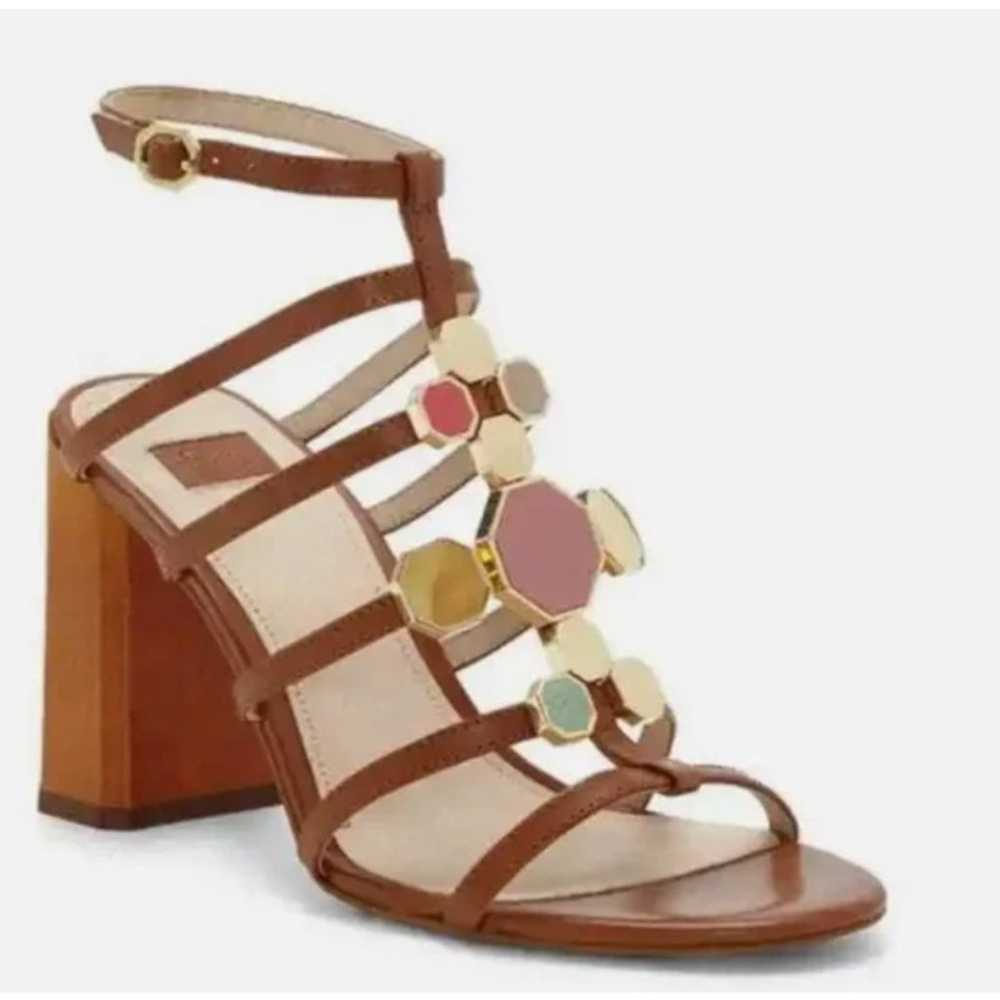 Louise et Cie Leather Strappy Block Heeled Sandal… - image 12