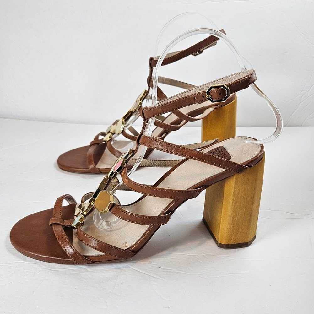 Louise et Cie Leather Strappy Block Heeled Sandal… - image 5