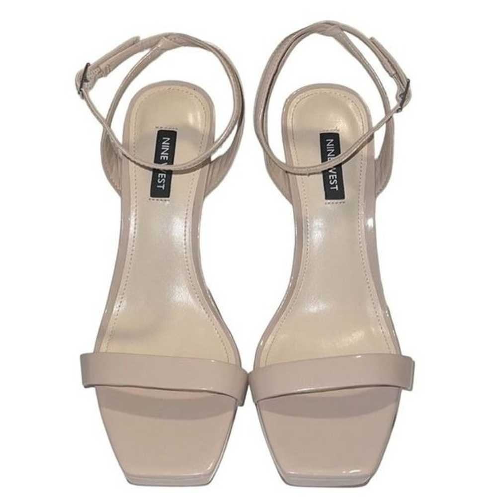 Nine West Loola Tan Patent Leather Ankle Strap St… - image 5