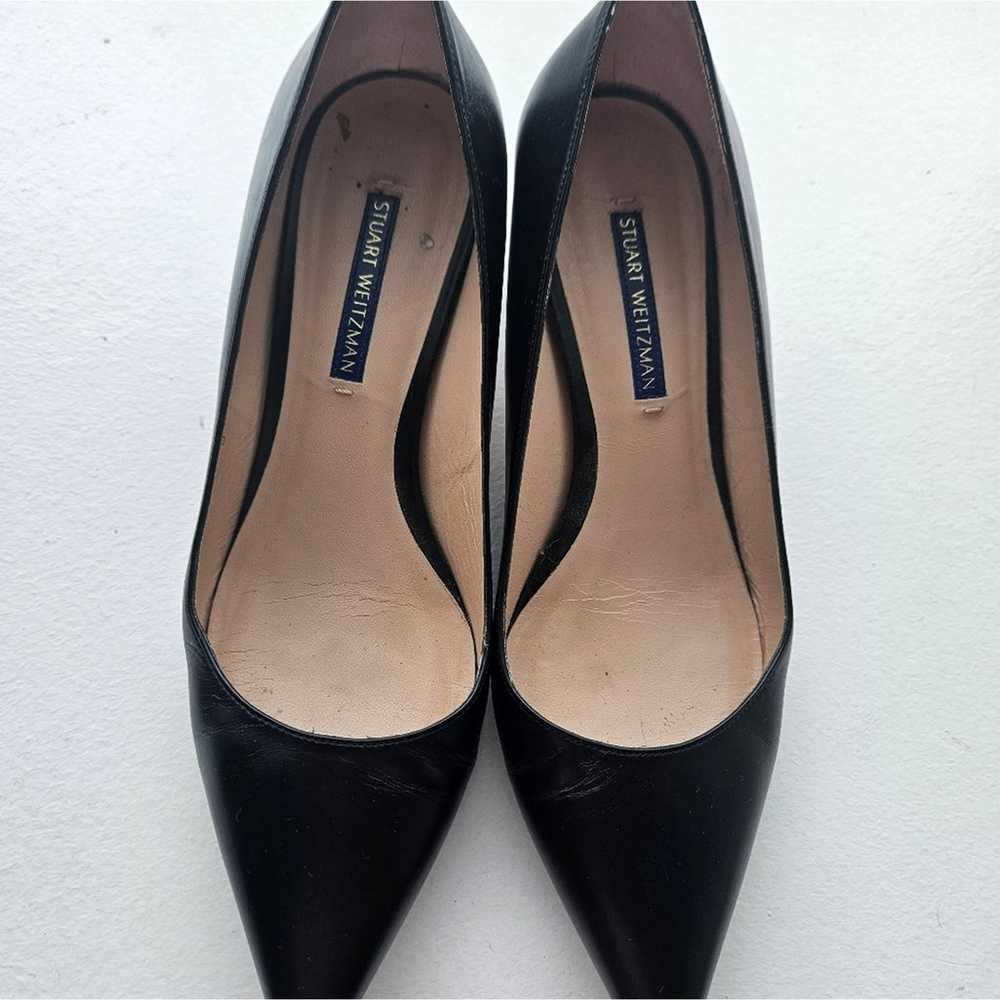 Stuart Weitzman Size 7.5 women's black heels woth… - image 3