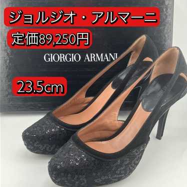 Giorgio Armani pumps high heels size 23.5 black po