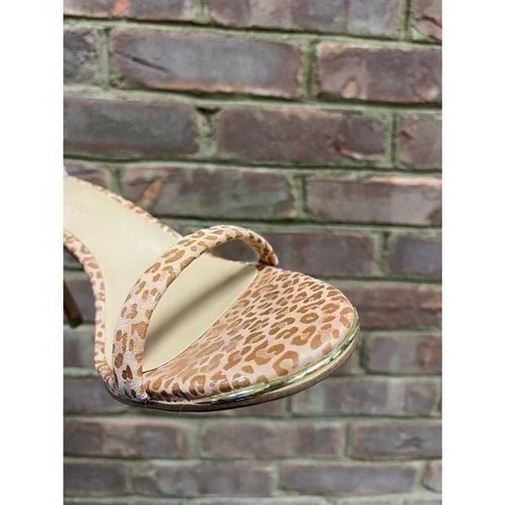 Banana Republic Tan Patent Cheetah Print Open Toe… - image 12