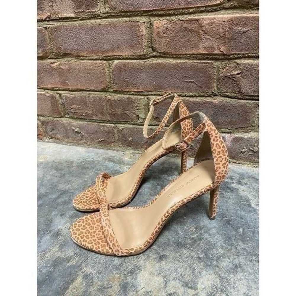 Banana Republic Tan Patent Cheetah Print Open Toe… - image 5