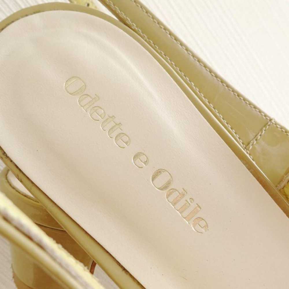 Odette Odile Japanese-made pumps sandals Beige Ca… - image 7