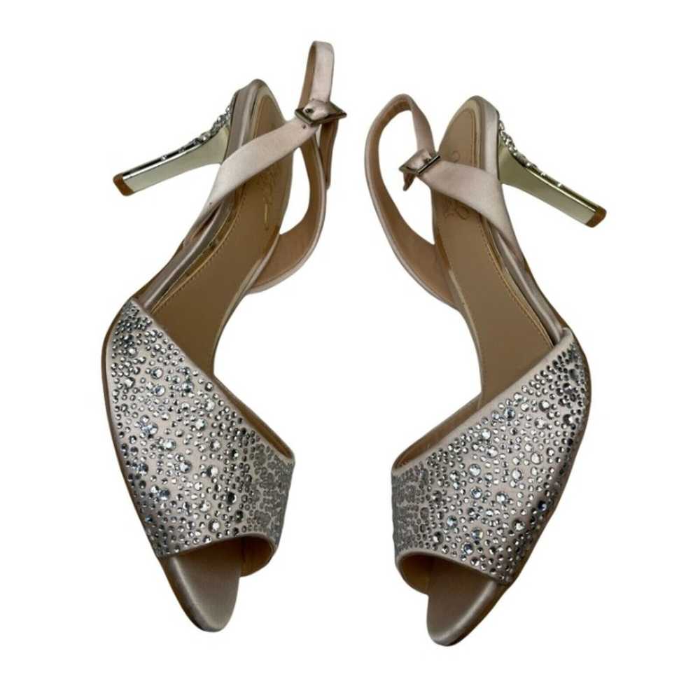 Badgley Mischka Jewel Tanner Heel silver Sz 6.5 R… - image 5