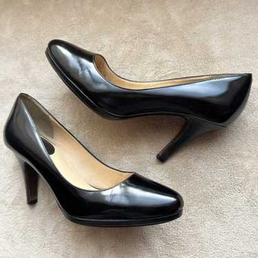 Cole Haan Black Patent Leather Pumps w/ Round Toe… - image 1