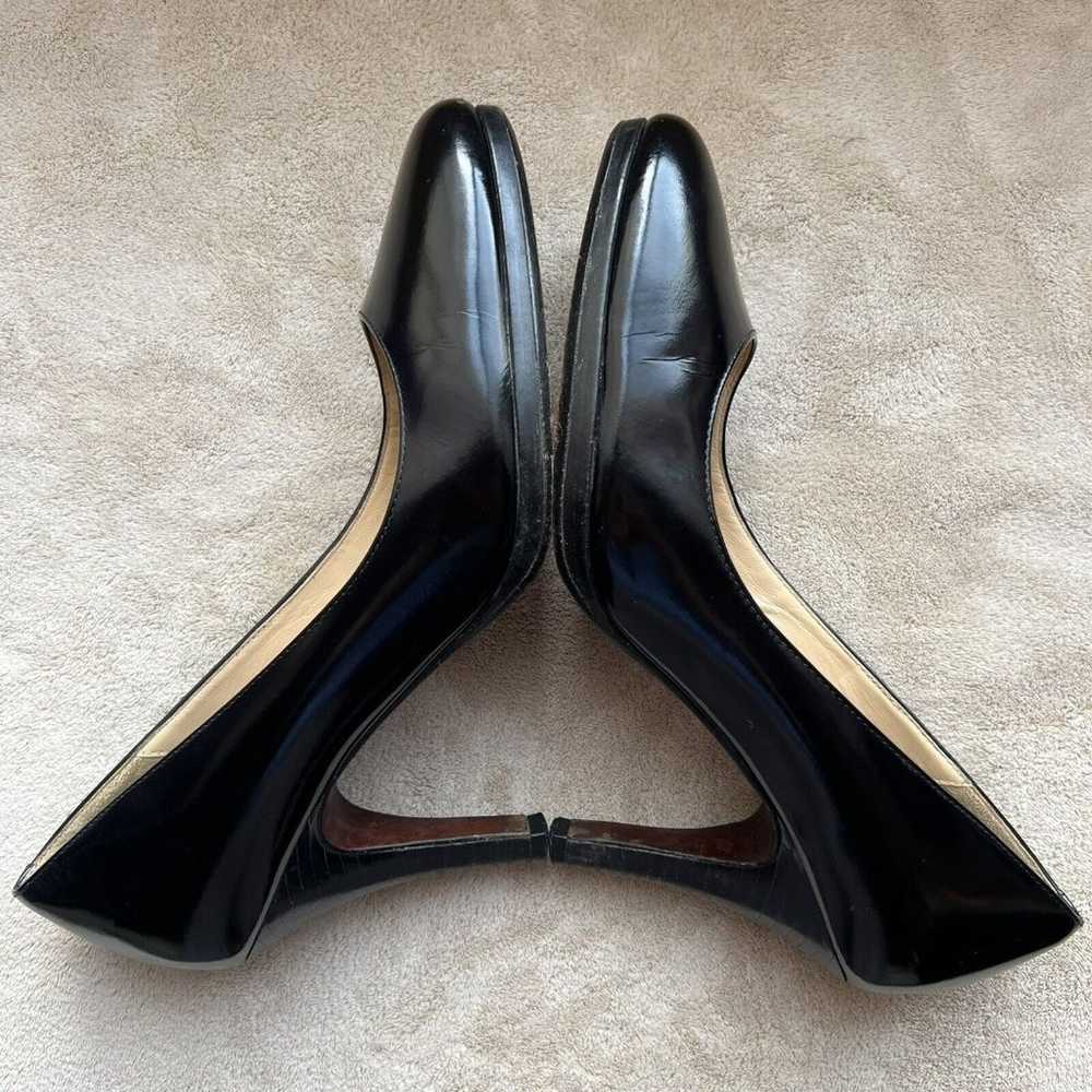 Cole Haan Black Patent Leather Pumps w/ Round Toe… - image 2