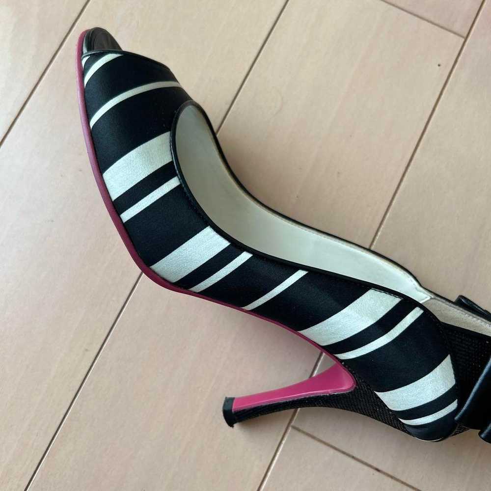 Diana Black and white stripe Crocodile - image 11