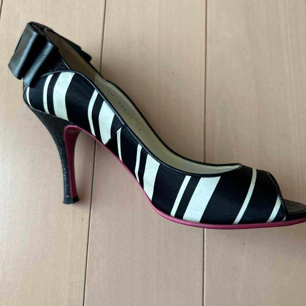 Diana Black and white stripe Crocodile - image 12