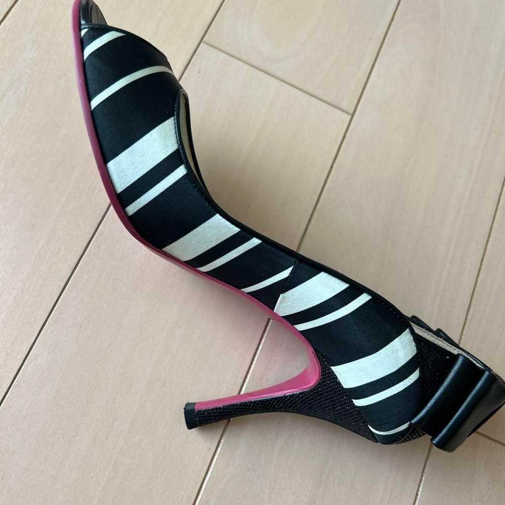 Diana Black and white stripe Crocodile - image 7