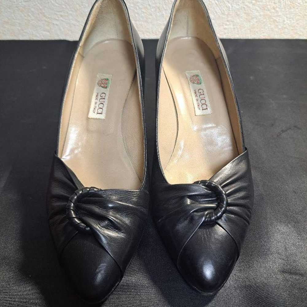 GUCCI pumps black 35 1/2 22.5cm - image 2