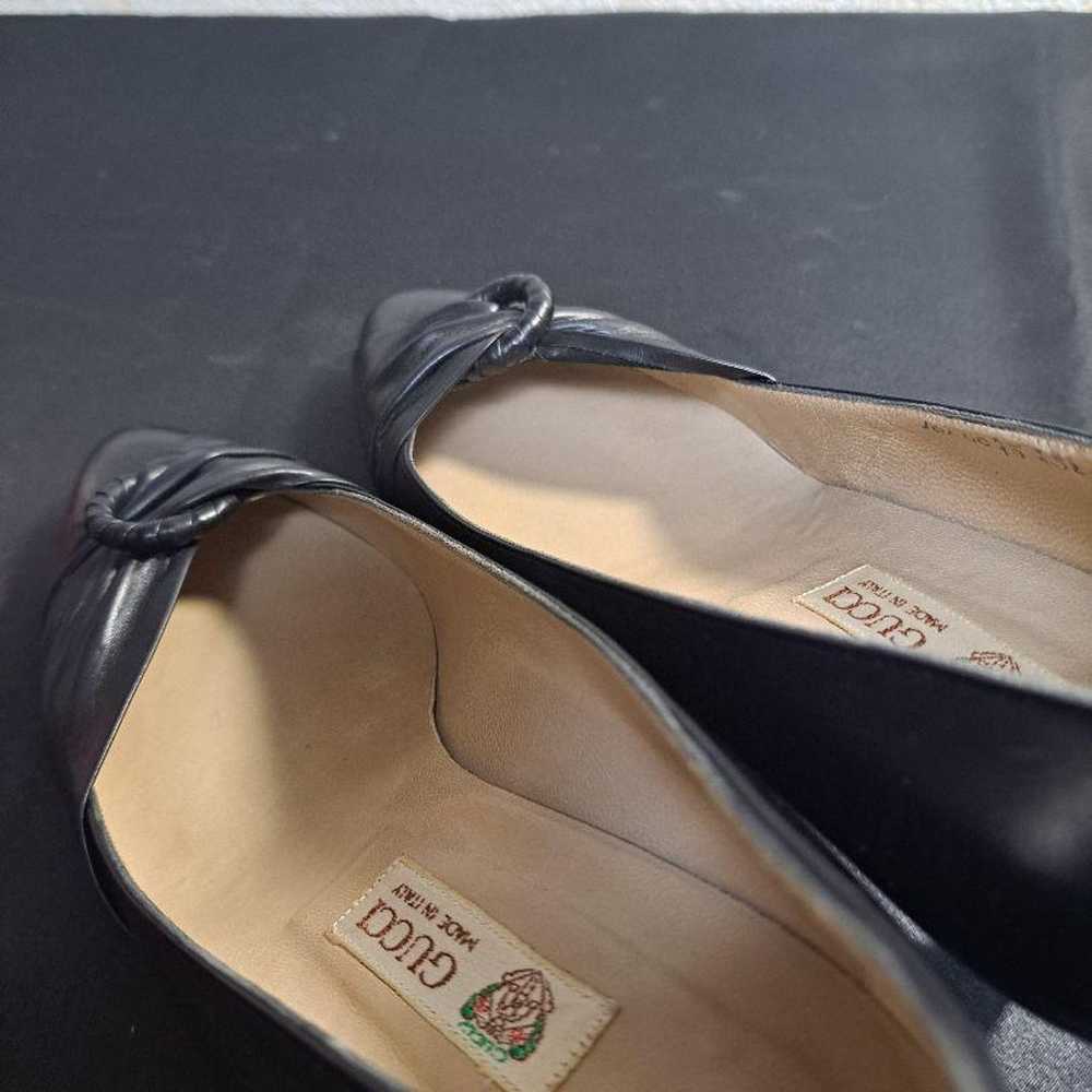 GUCCI pumps black 35 1/2 22.5cm - image 7