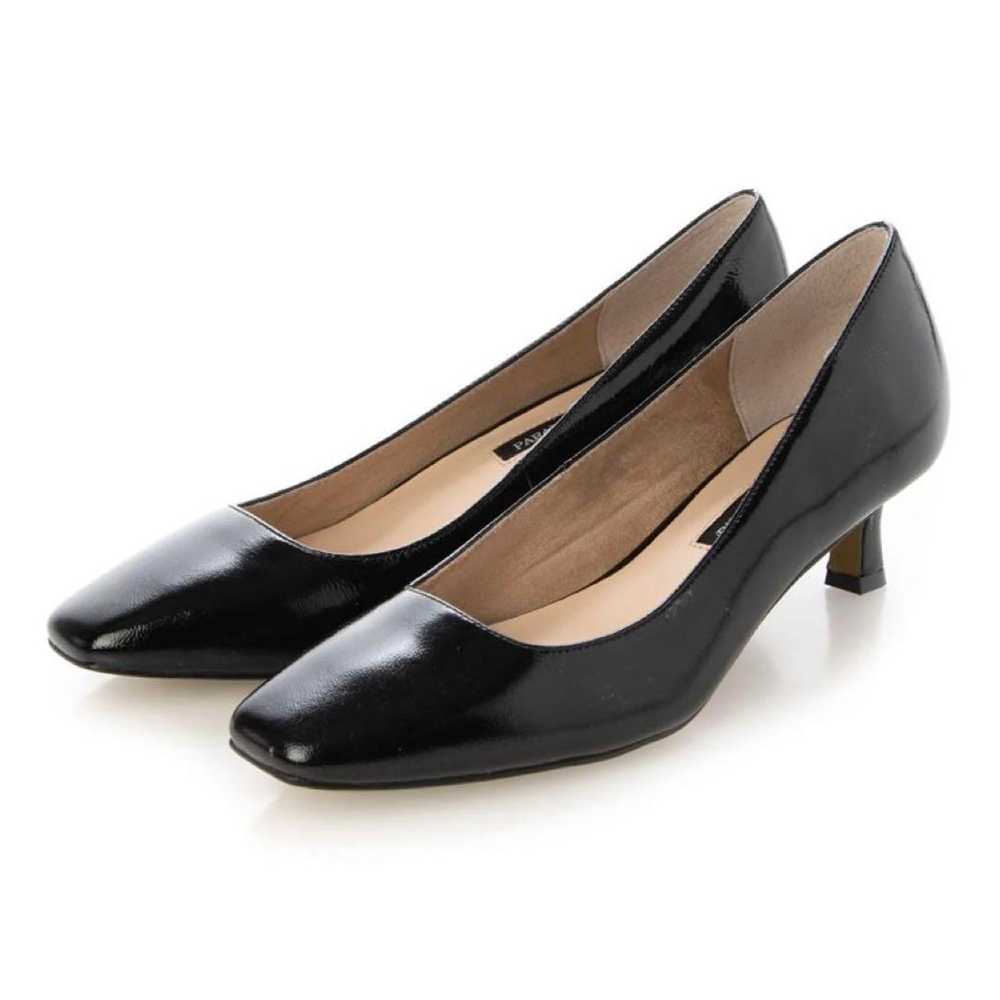 PARADIS COULEUR Square-toe Enamel Pumps - image 2