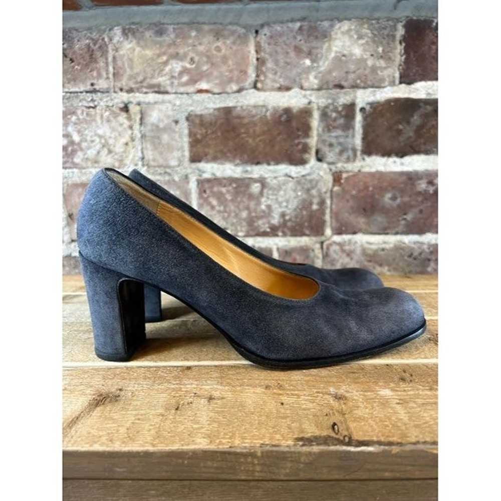 Coach Women's Naomi Navy Pumps Stacked Block Heel… - image 3