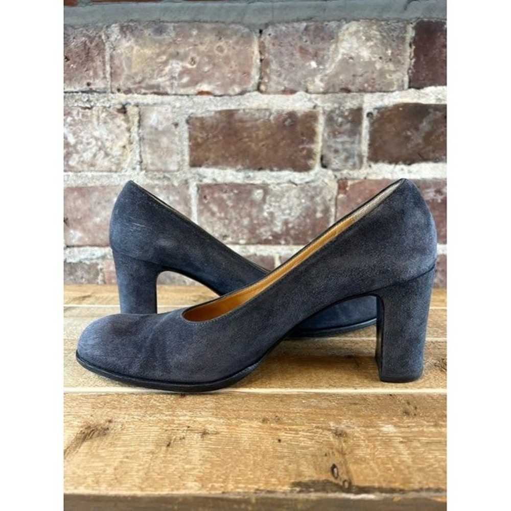 Coach Women's Naomi Navy Pumps Stacked Block Heel… - image 4