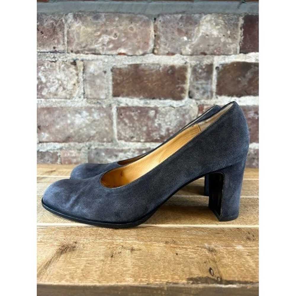 Coach Women's Naomi Navy Pumps Stacked Block Heel… - image 6