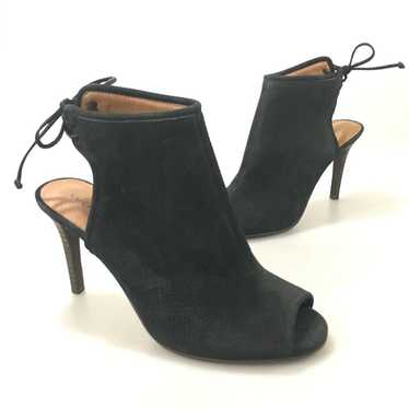 Lucky Brand 8.5 Saiff Black Leather 3.4" Heels Pe… - image 1