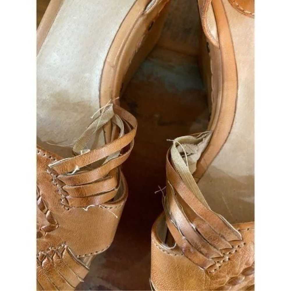 Frye Leather Whipstitch Trim Sandals - image 8