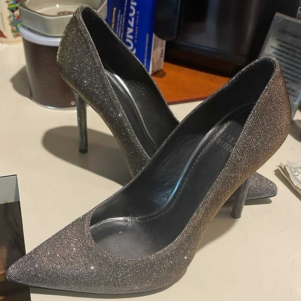 Stuart Weitzman Glitter Pumps -SeXy Heels! Sz 7 - image 2